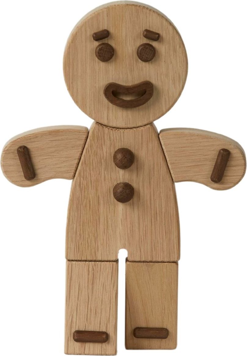 Dekoracja Gingerbread Man L naturalny dąb
