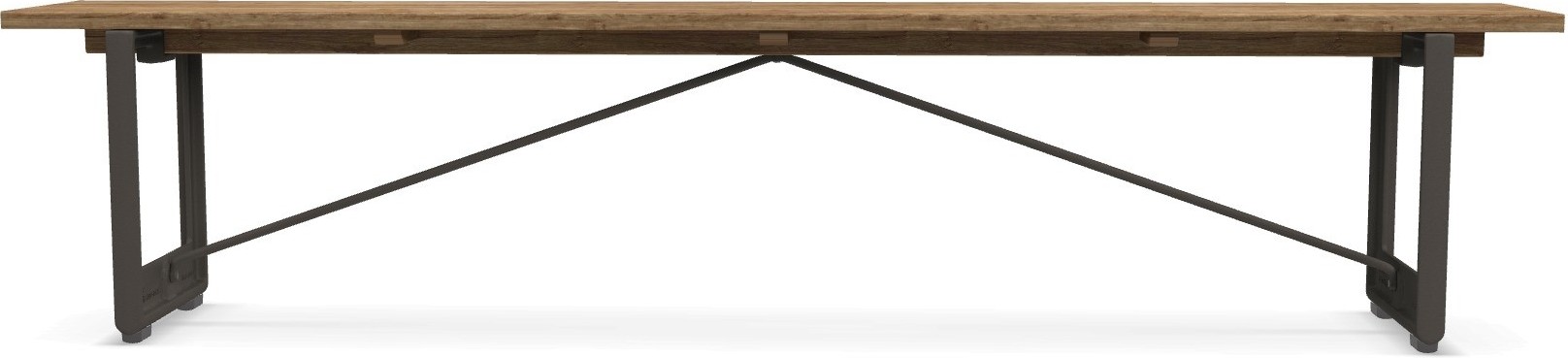 Ławka Brut 35 x 220 cm antracytowa