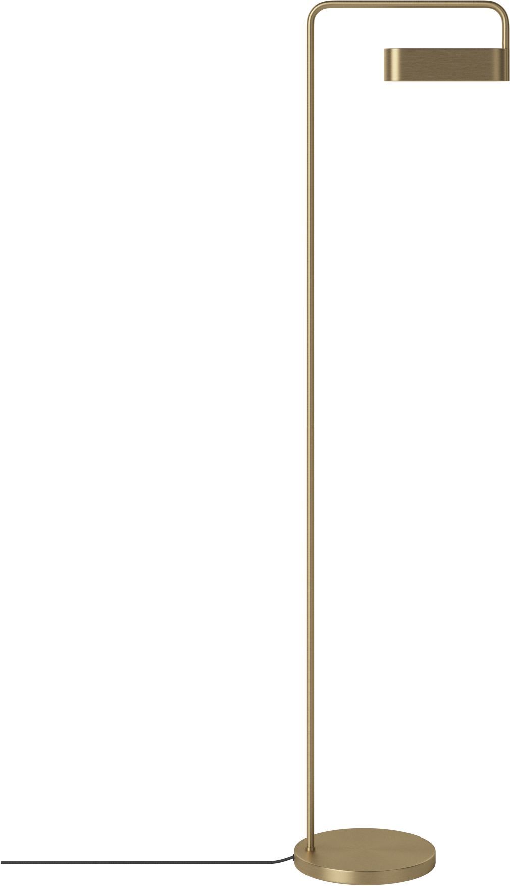 Lampa podłogowa Scribe mosiądz