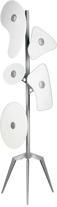 Lampa podłogowa Orbital biała