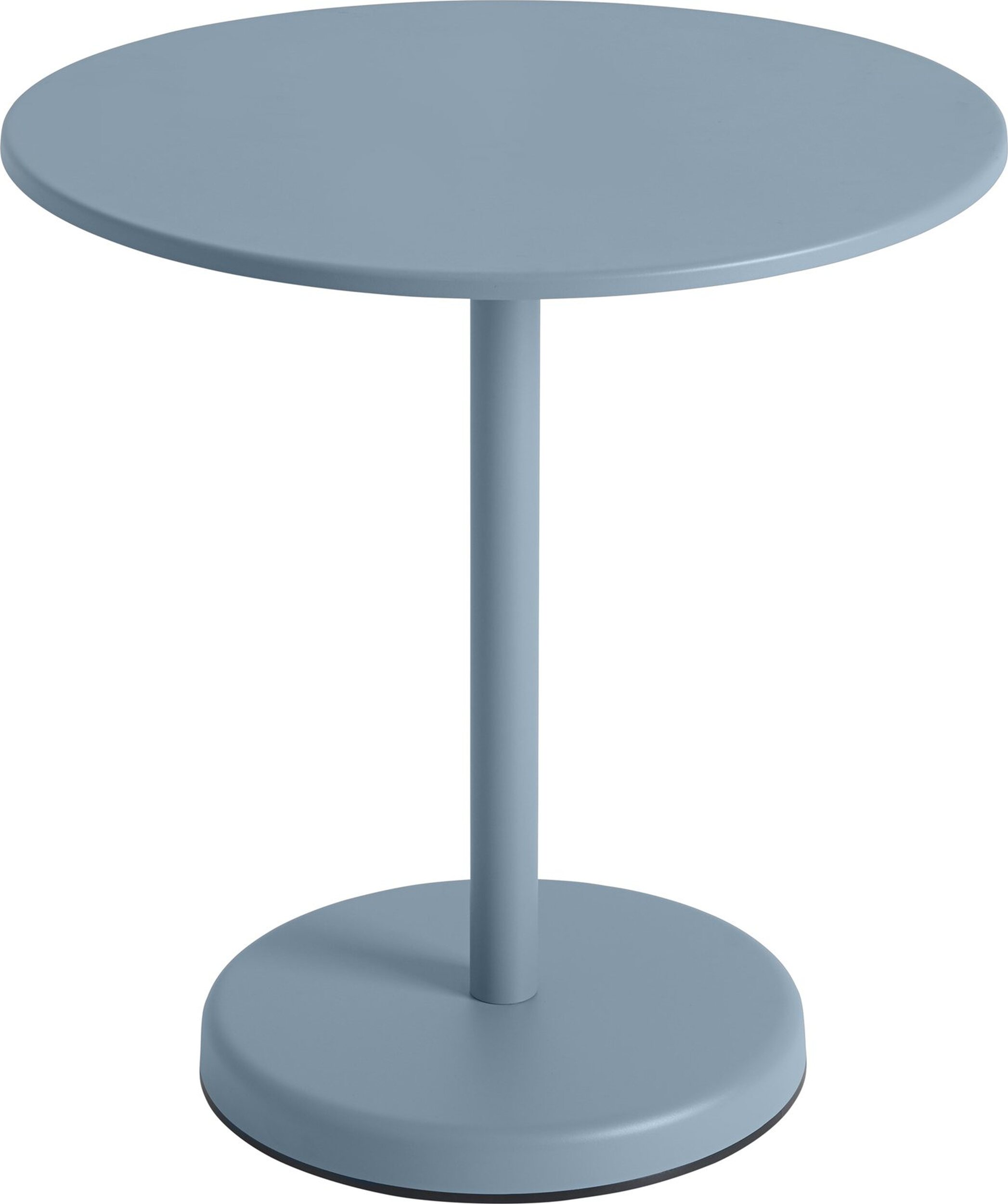 Stolik kawowy Linear okrągły 70 x 73 cm zgaszony błękit