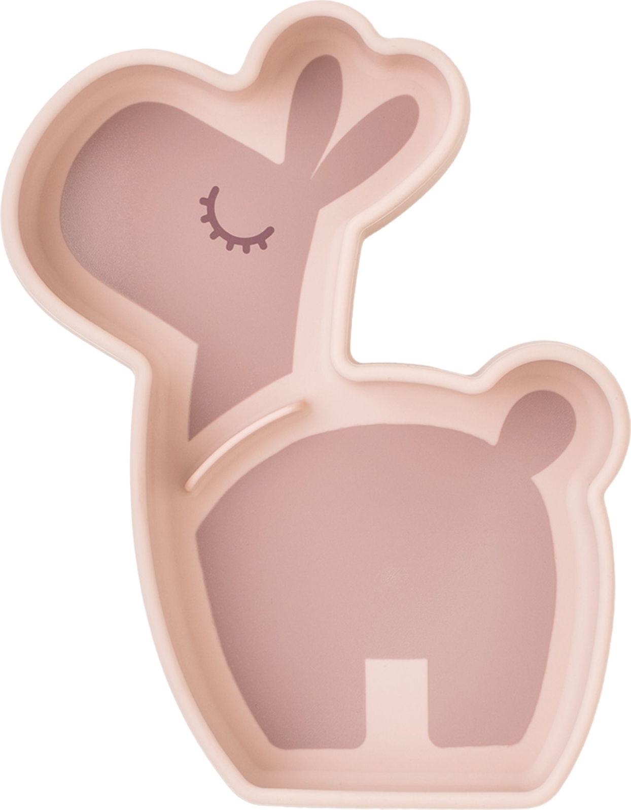 Talerzyk z przyssawką Lalee różowy