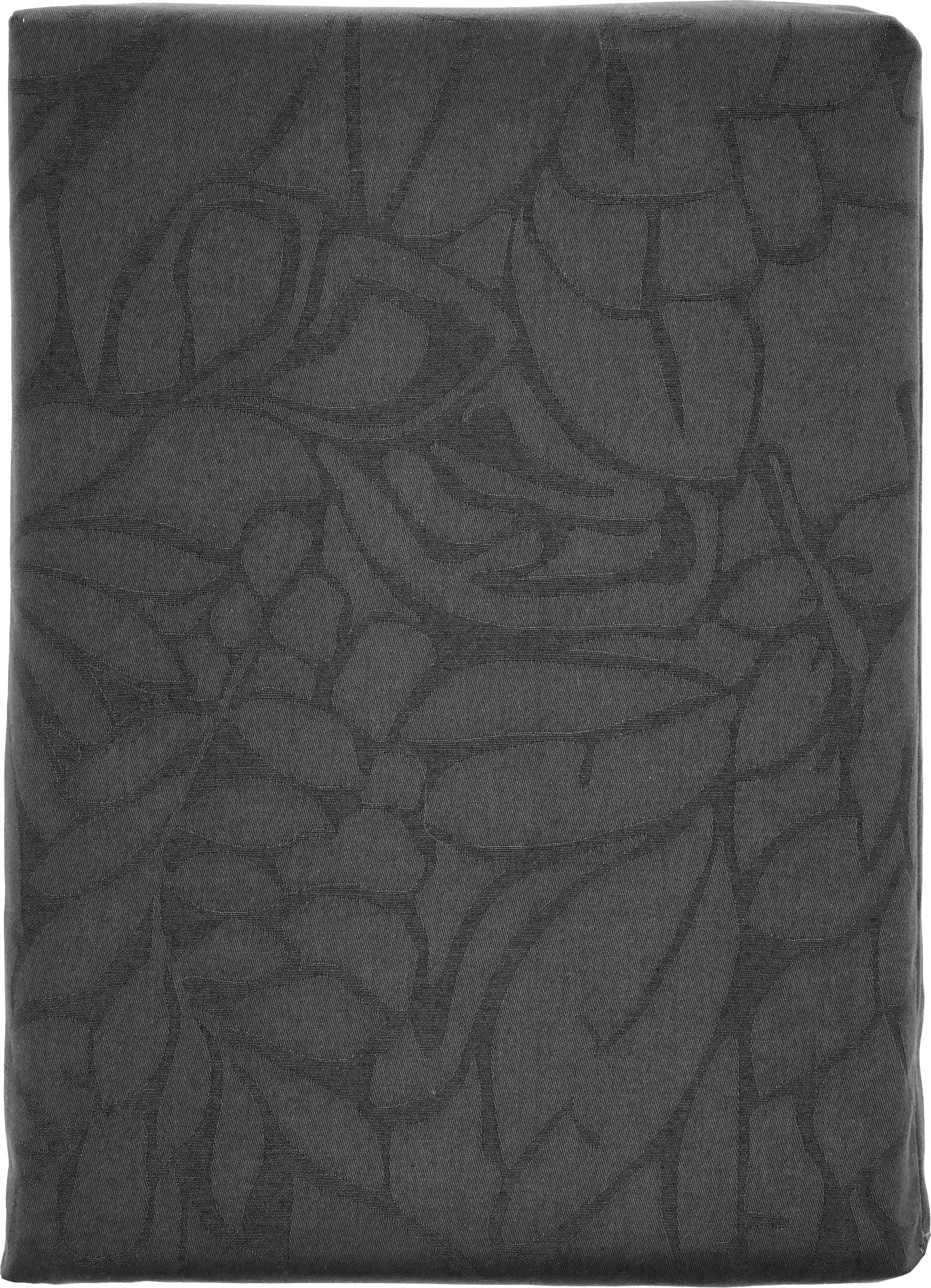 Obrus Abstract Leaves Damask 140 x 320 cm szary
