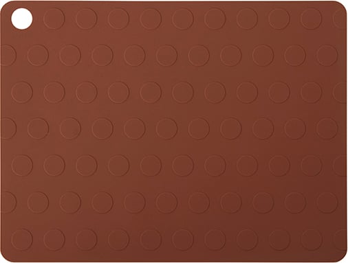 Podkładki pod talerze Dotto czerwonobrązowe 2 szt.