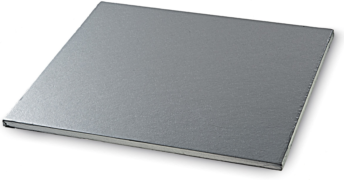 Podkład pod tort Silikomart 45 x 45 cm srebrny