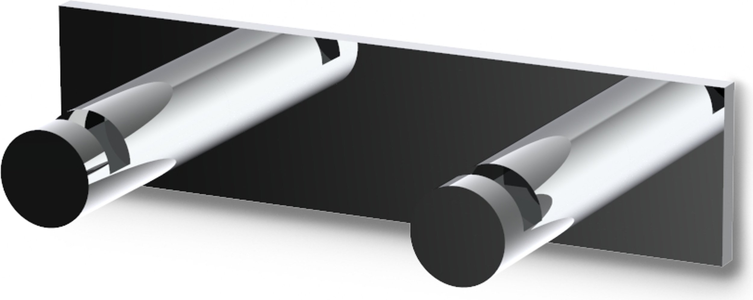 Wieszak haczyk na ręczniki Mikado Frame chrom podwójny