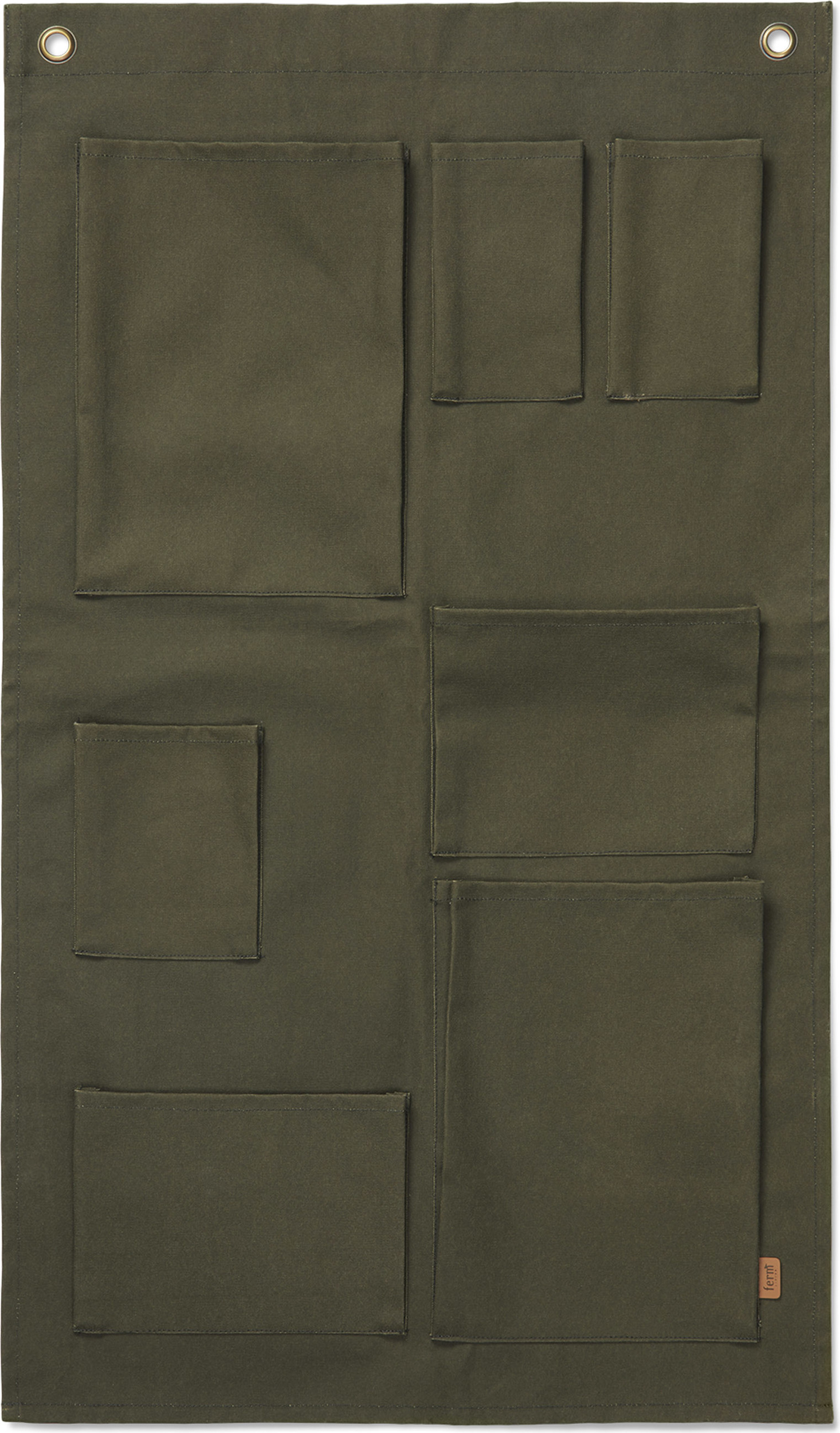 Organizer ścienny Bark Garden oliwkowy