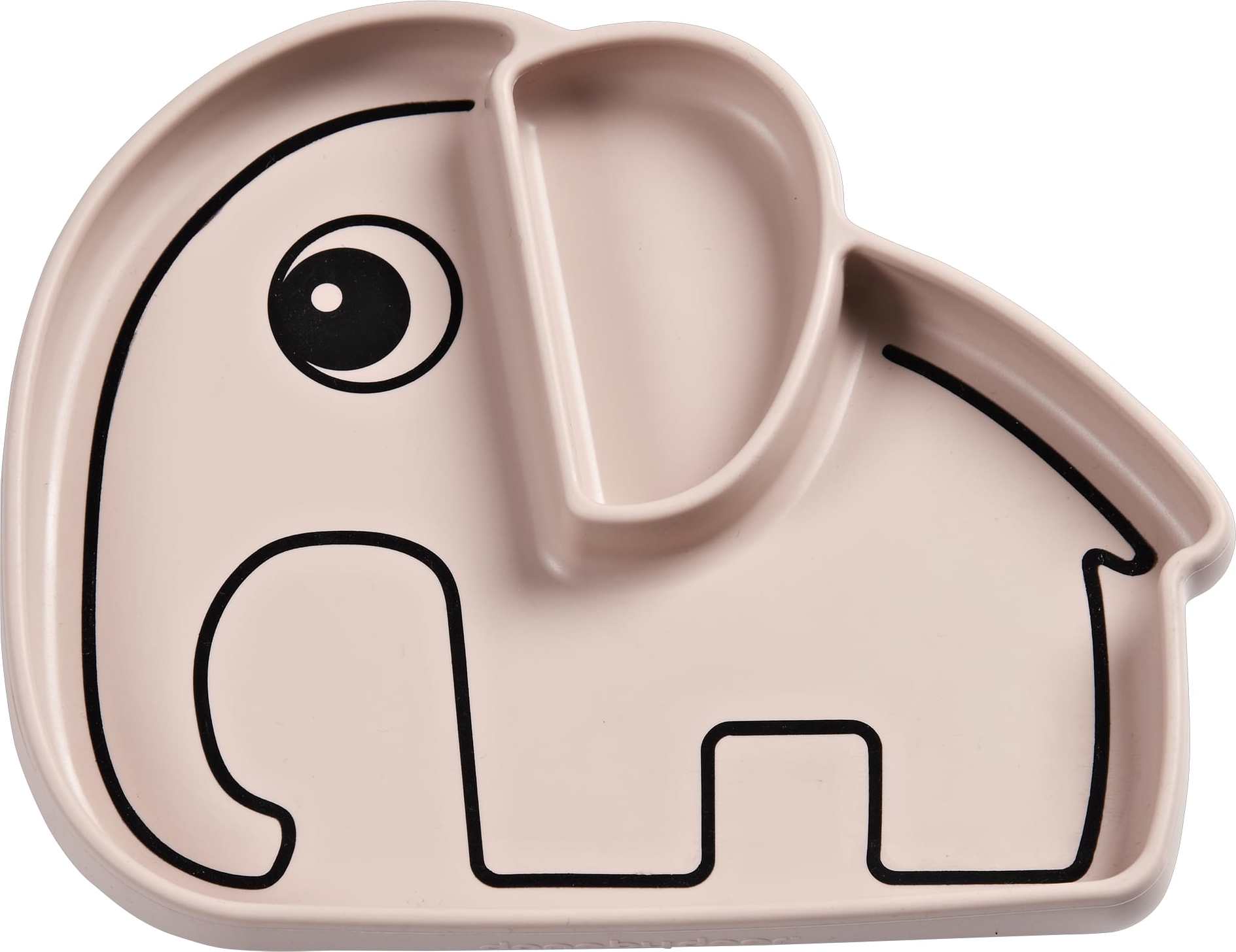 Talerzyk z przyssawką Elphee różowy