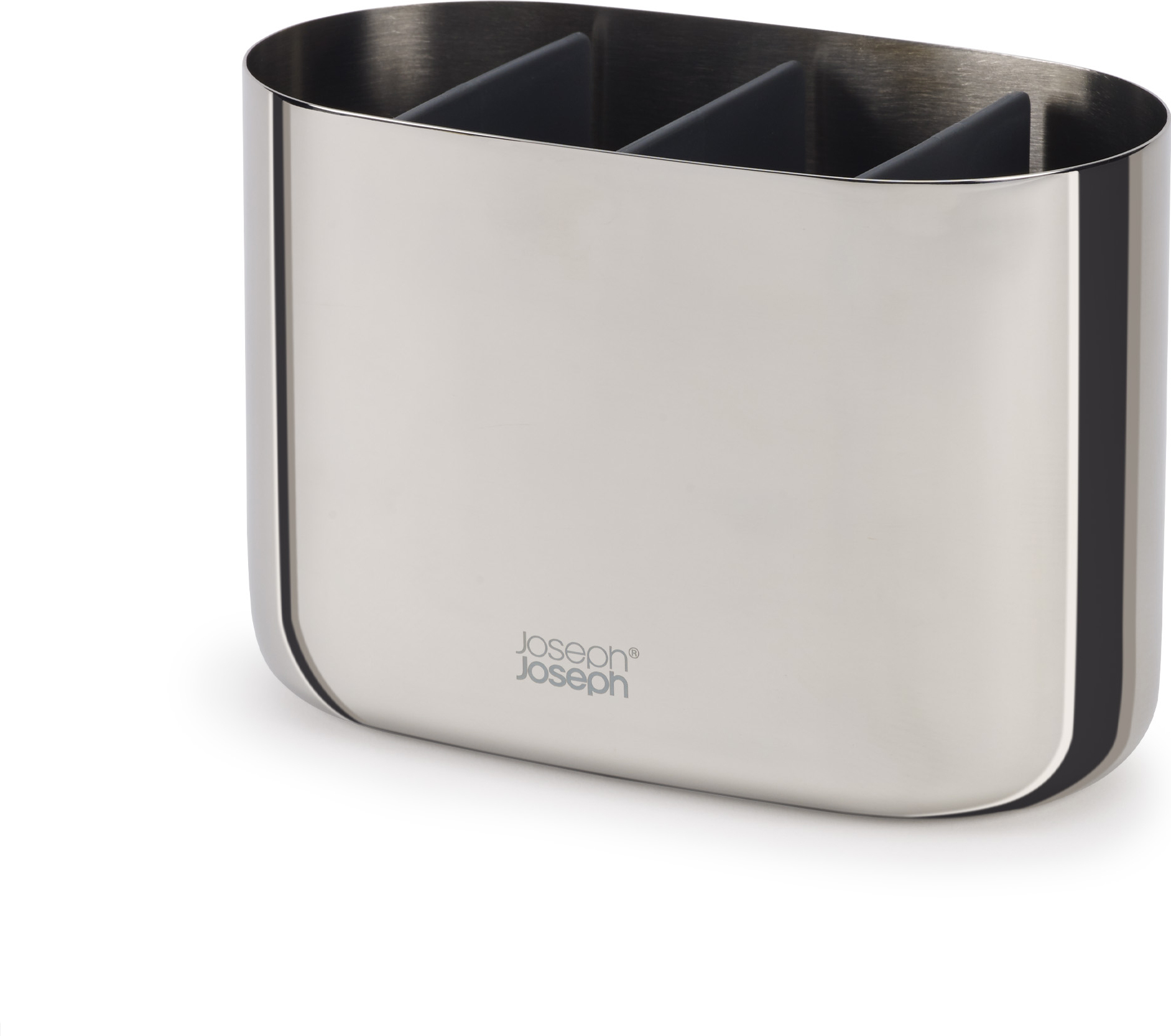 Pojemnik na szczoteczki do zębów EasyStore Luxe stalowy