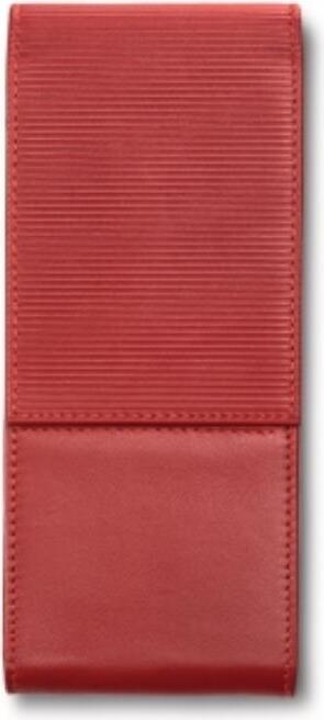 Etui na pióro lub długopis Lamy prążkowane czerwone z 3 przegródkami