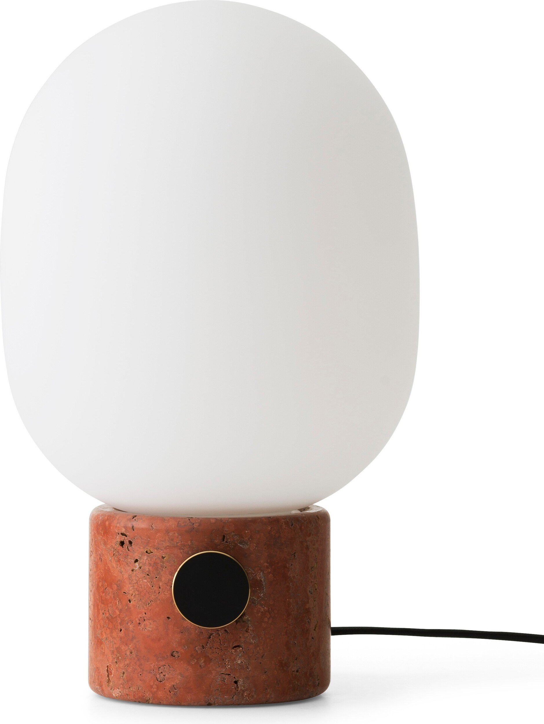 Lampa stołowa JWDA czerwona trawertyn