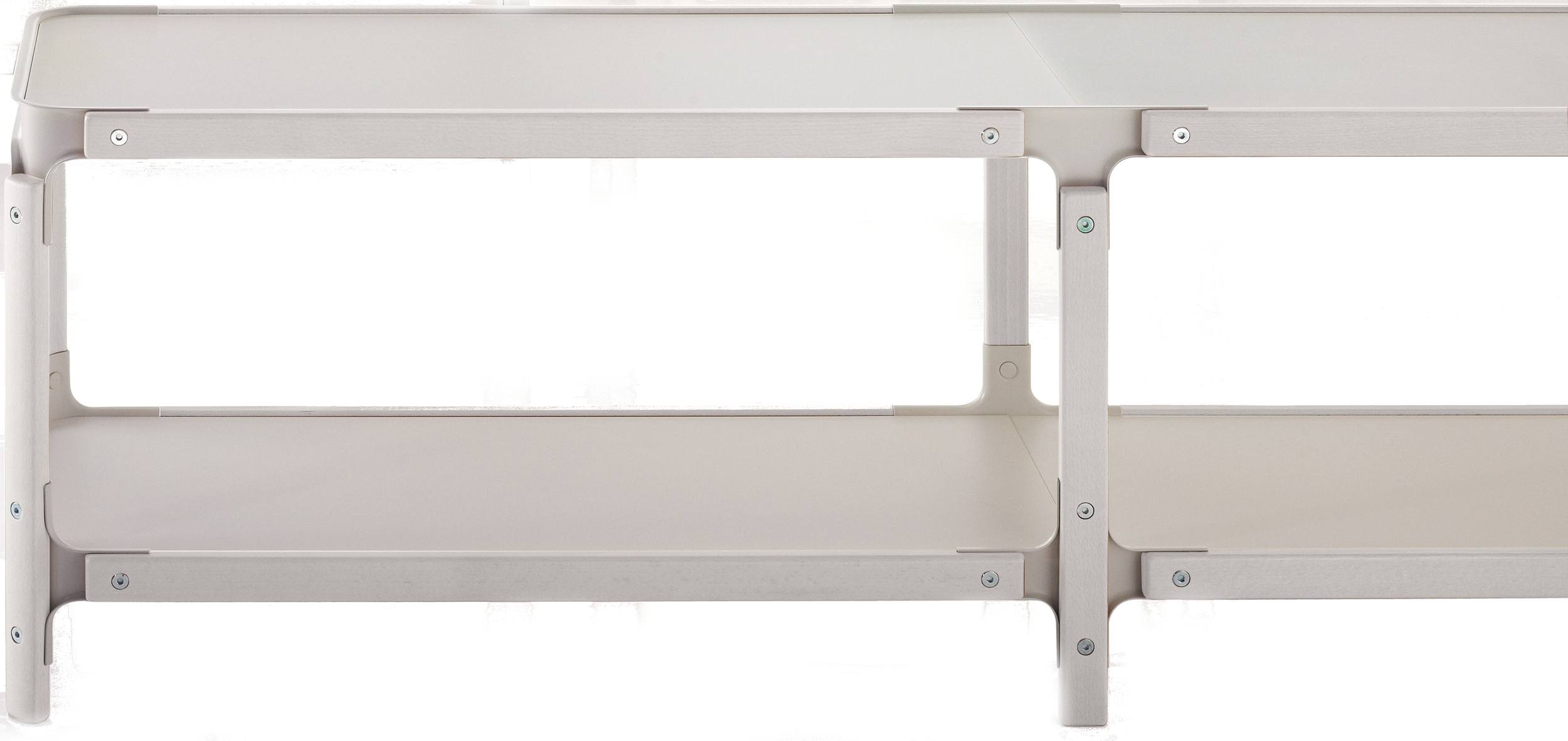 Regał do systemu modułowego Steelwood biały