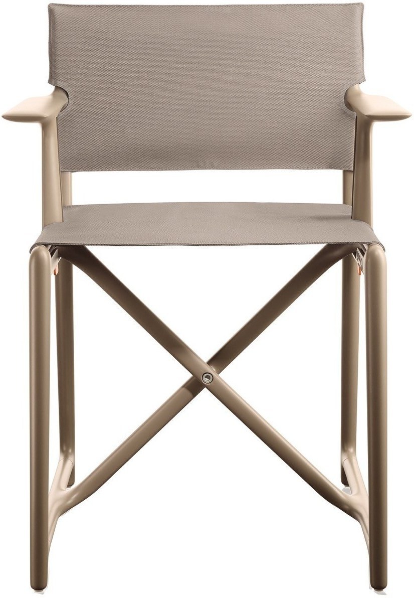 Krzesło Stanley beżowa rama beżowy materiał