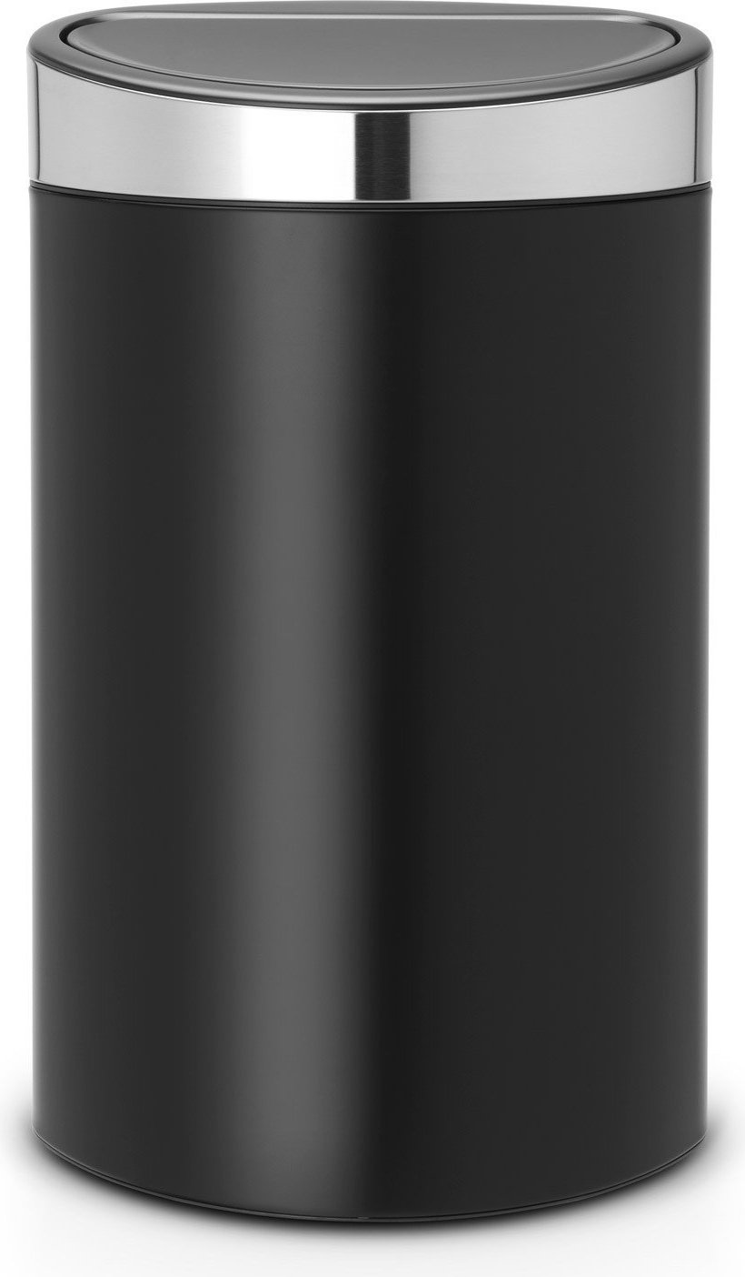 Kosz na śmieci Touch Bin New 40 l matowy czarny