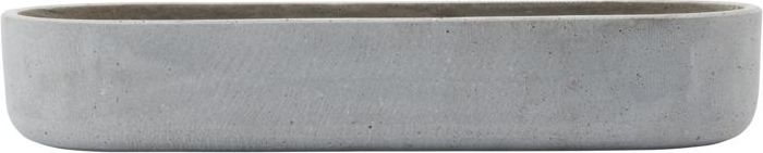 Świecznik Marb 35 cm szary