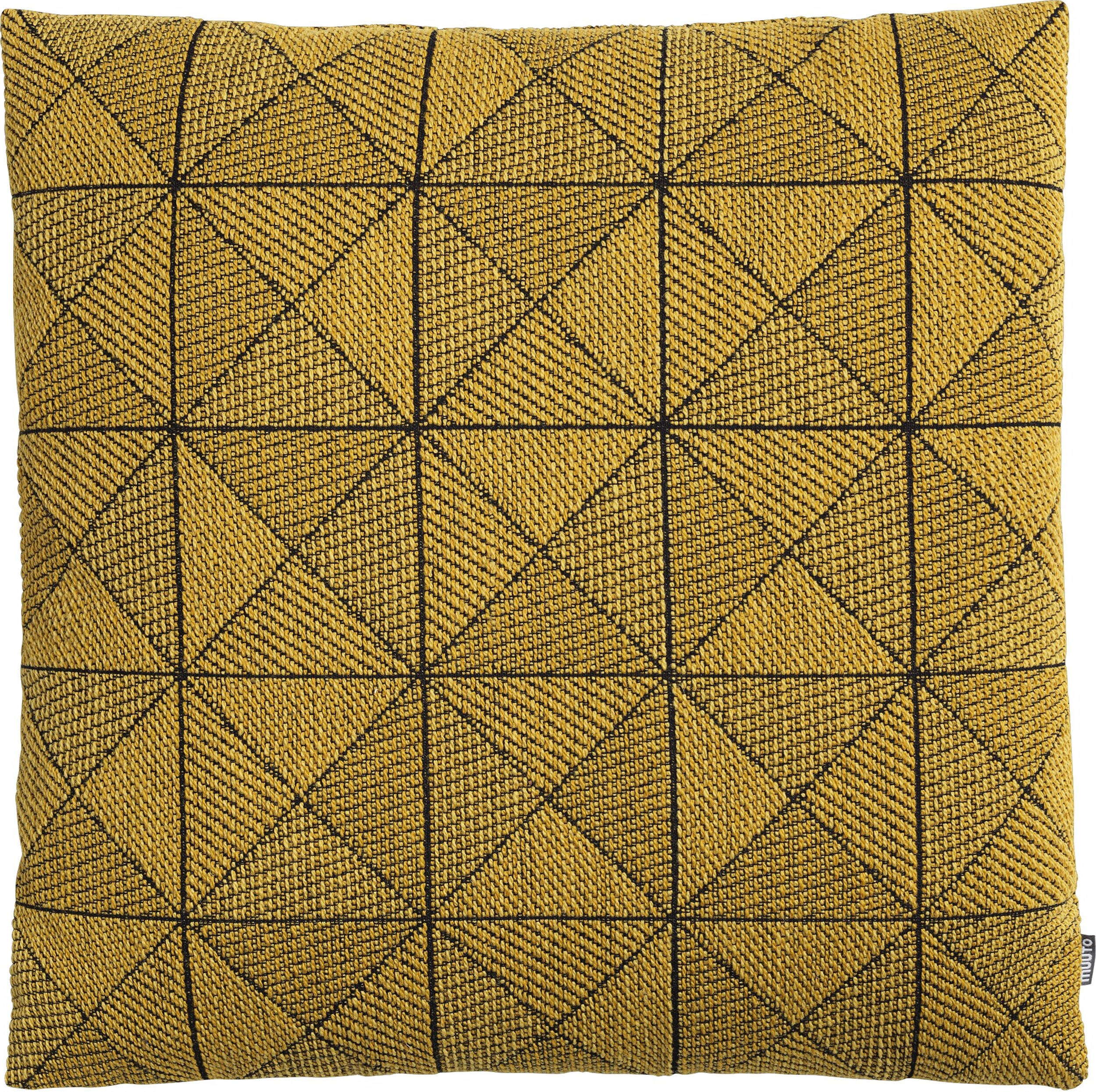 Poduszka dekoracyjna Tile 45 x 45 cm żółta