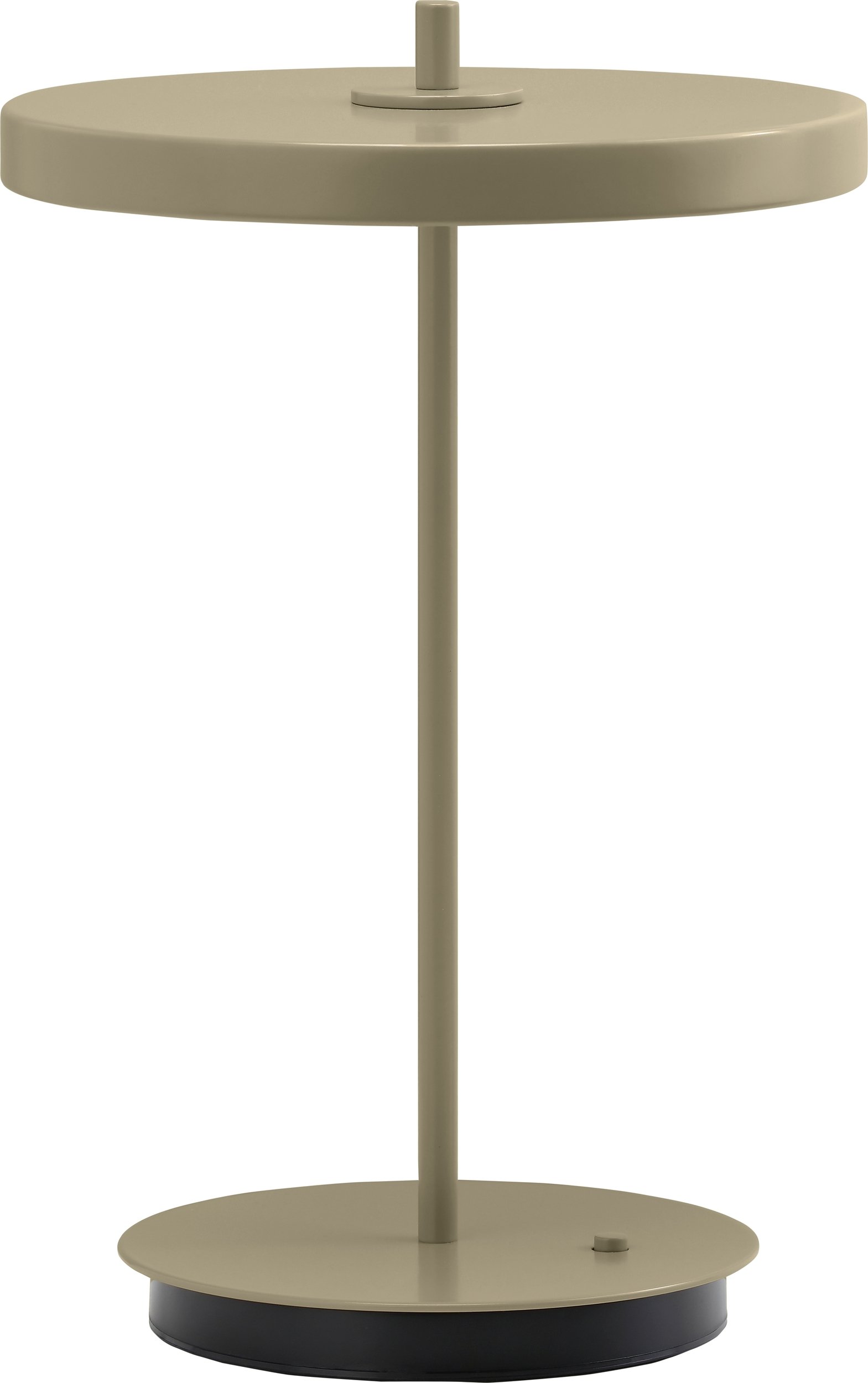 Lampa stołowa bezprzewodowa Asteria Move Monochrome szarozielona