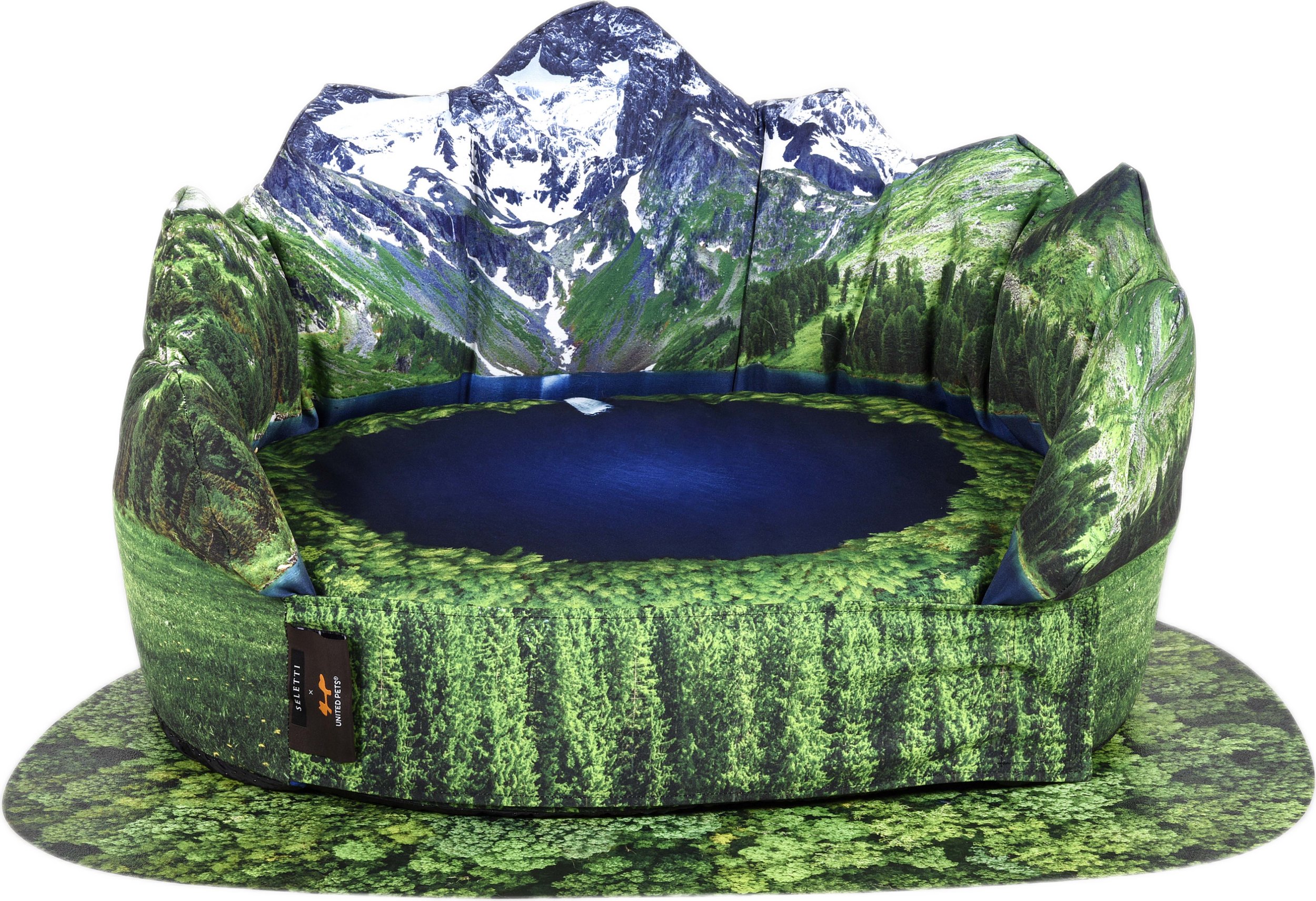 Legowisko dla psa z matą Seletti Les Alpes 2 el.