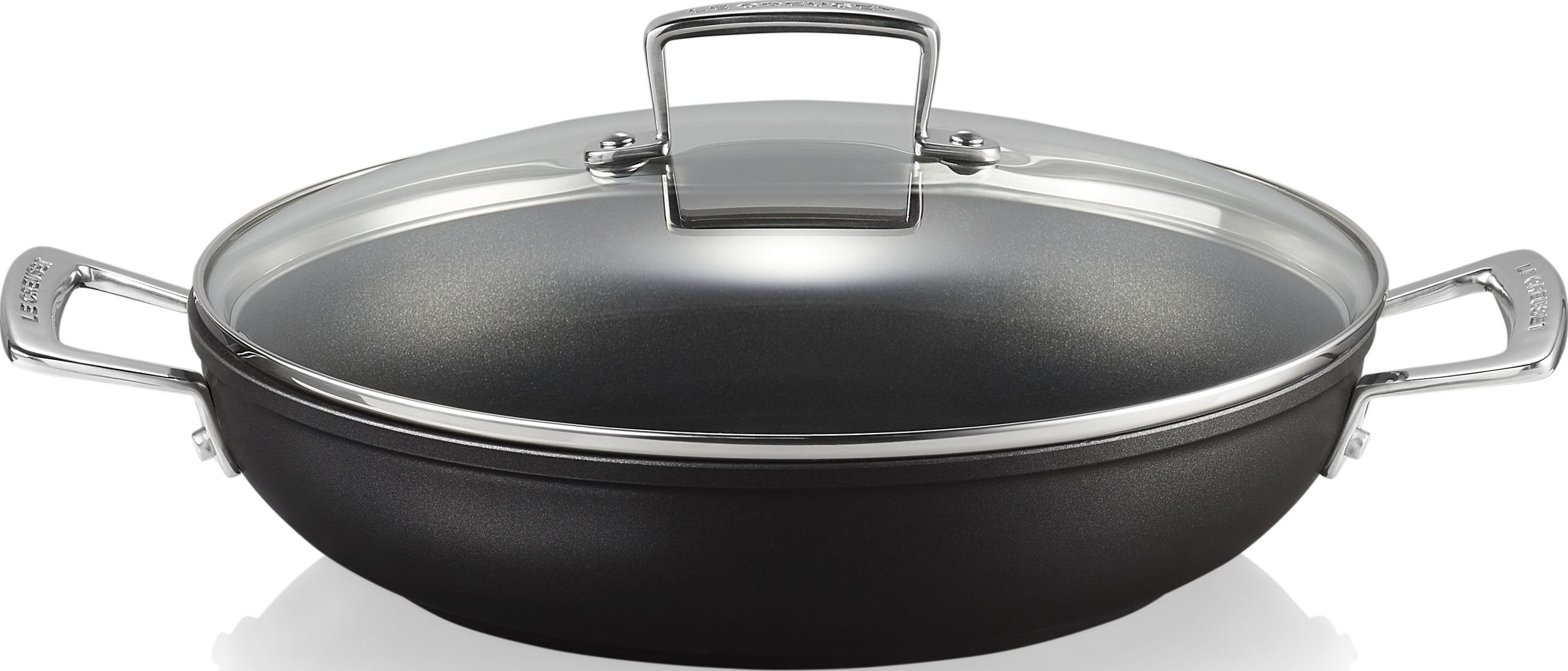Garnek Le Creuset 28 cm aluminium nieprzywierające z uchwytami