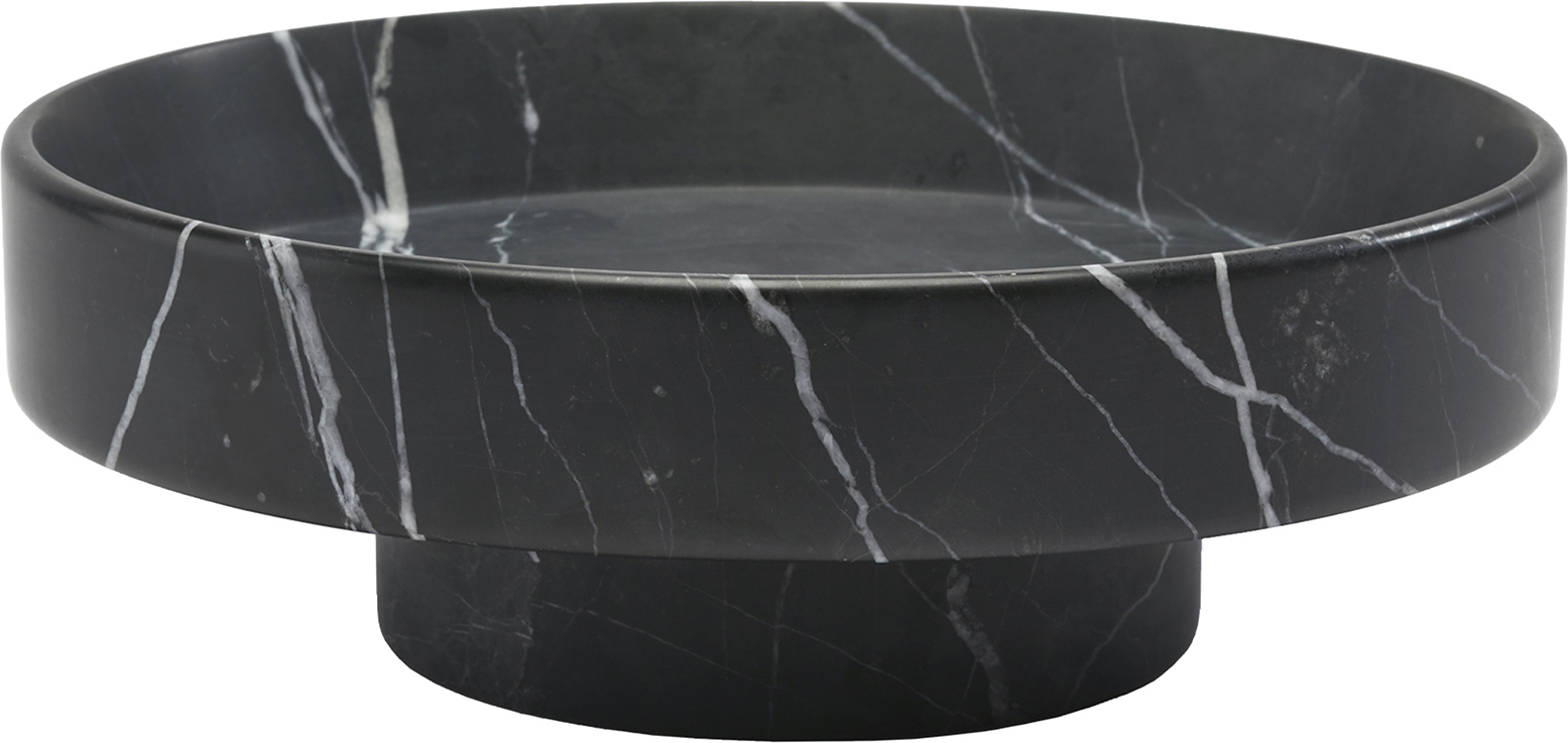 Taca dekoracyjna Nero 30 cm czarna