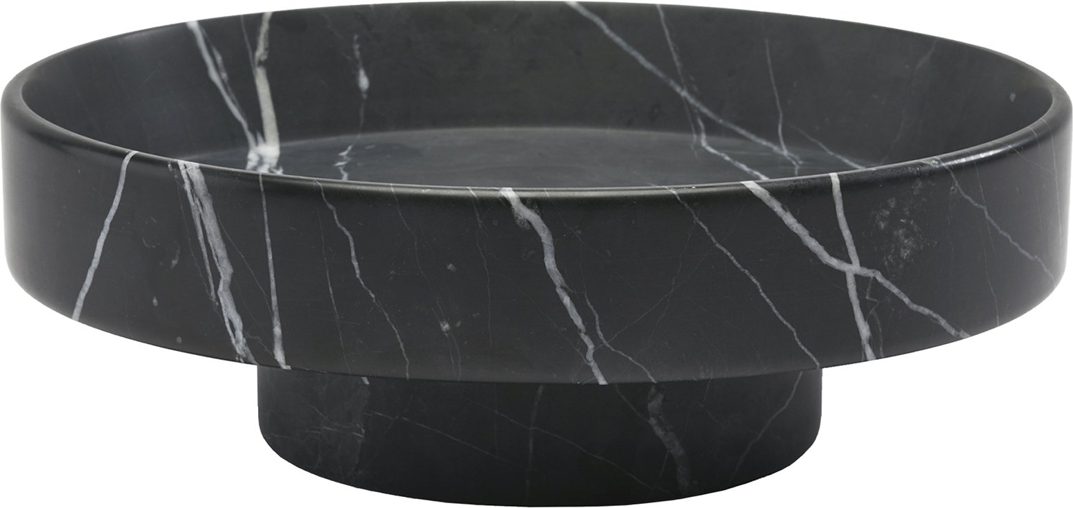 Taca dekoracyjna Nero 30 cm czarna