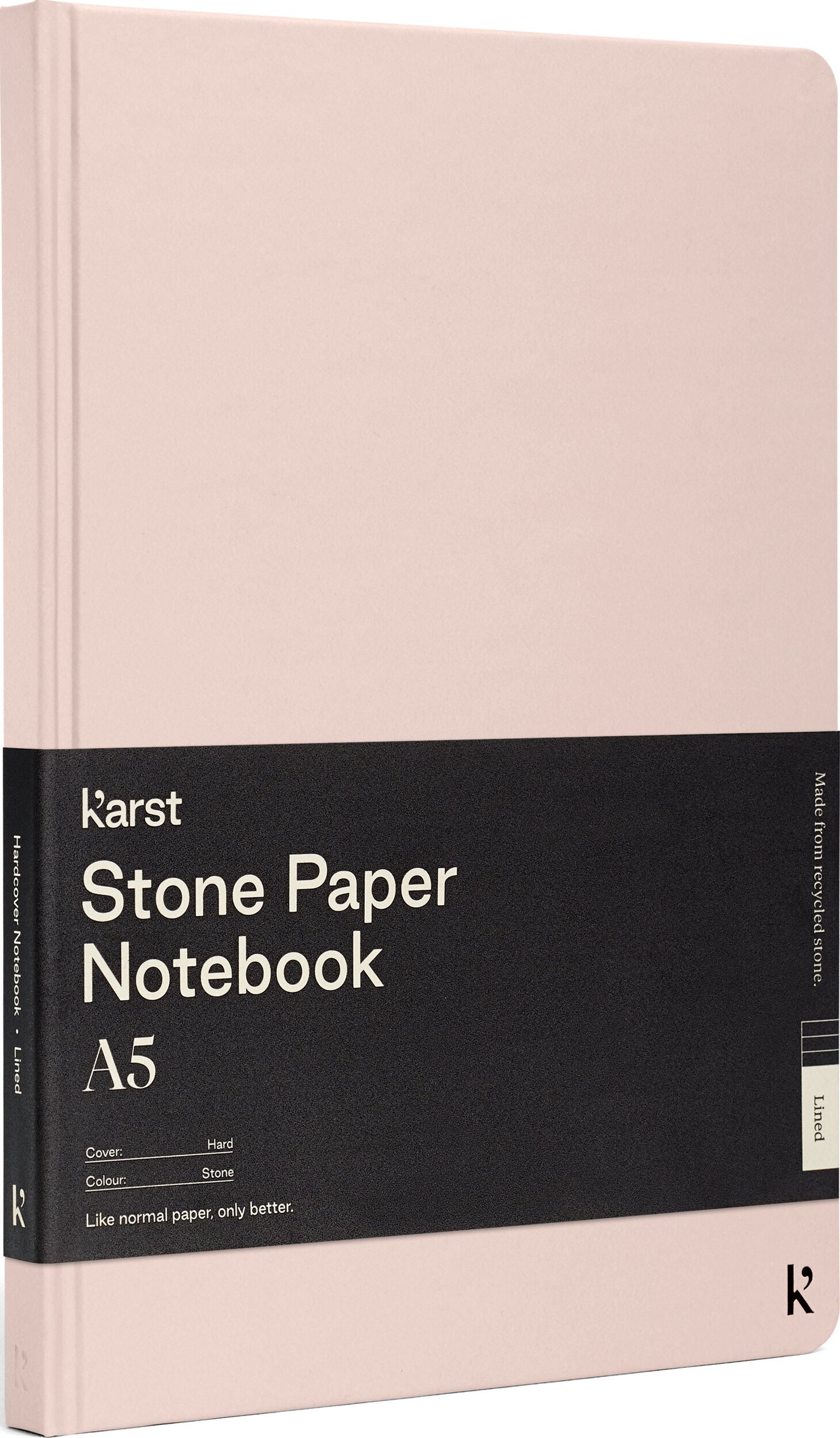 Notes w linię Karst A5 144 strony różowy twarda oprawa