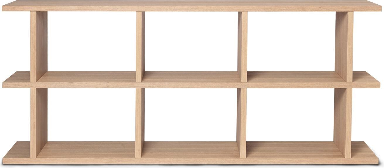 Regał na książki Kona 170 x 72 cm naturalny dąb