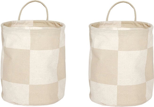 Kosze do przechowywania Chess S beżowe 2 szt.