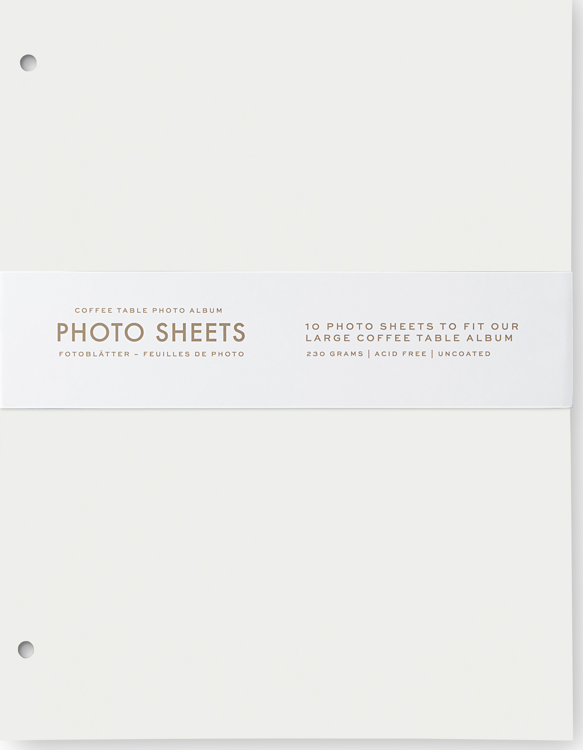 Strony uzupełniające do albumu na zdjęcia Printworks duże białe 10 szt.