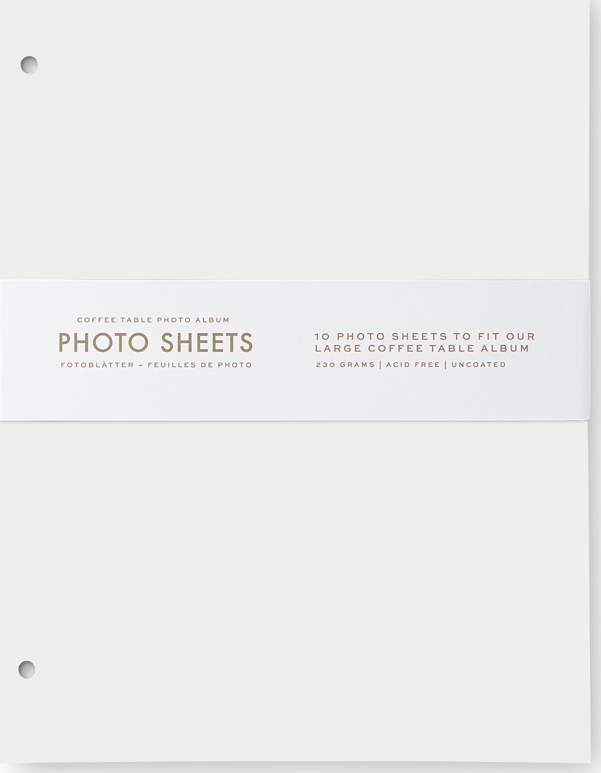 Strony uzupełniające do albumu na zdjęcia Printworks duże białe 10 szt.