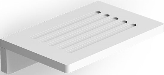 Mydelniczka Club prosta biały mat ścienna