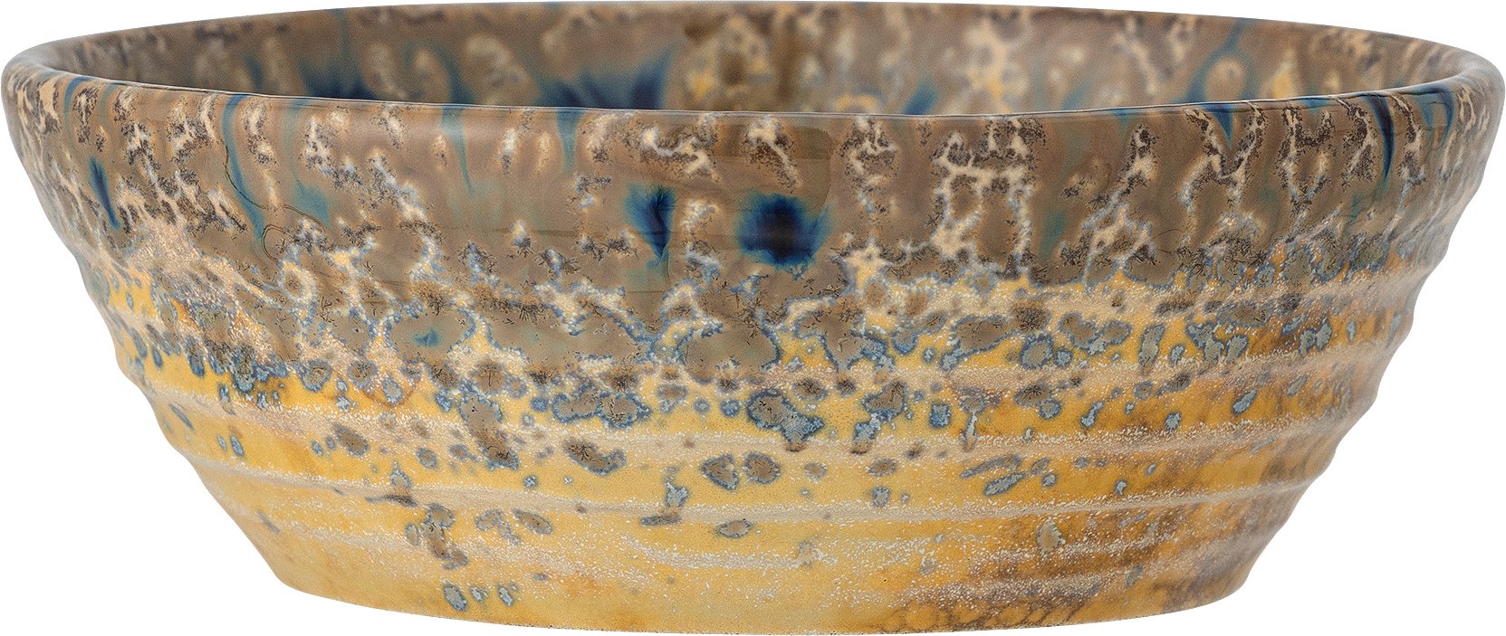 Miska Milani 300 ml brązowo-niebieska