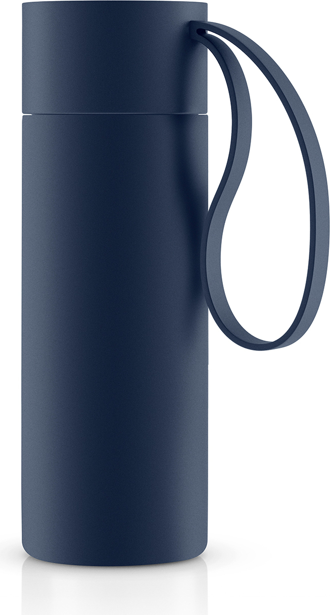 Kubek termiczny To Go 0,35 l granatowy z uchwytem