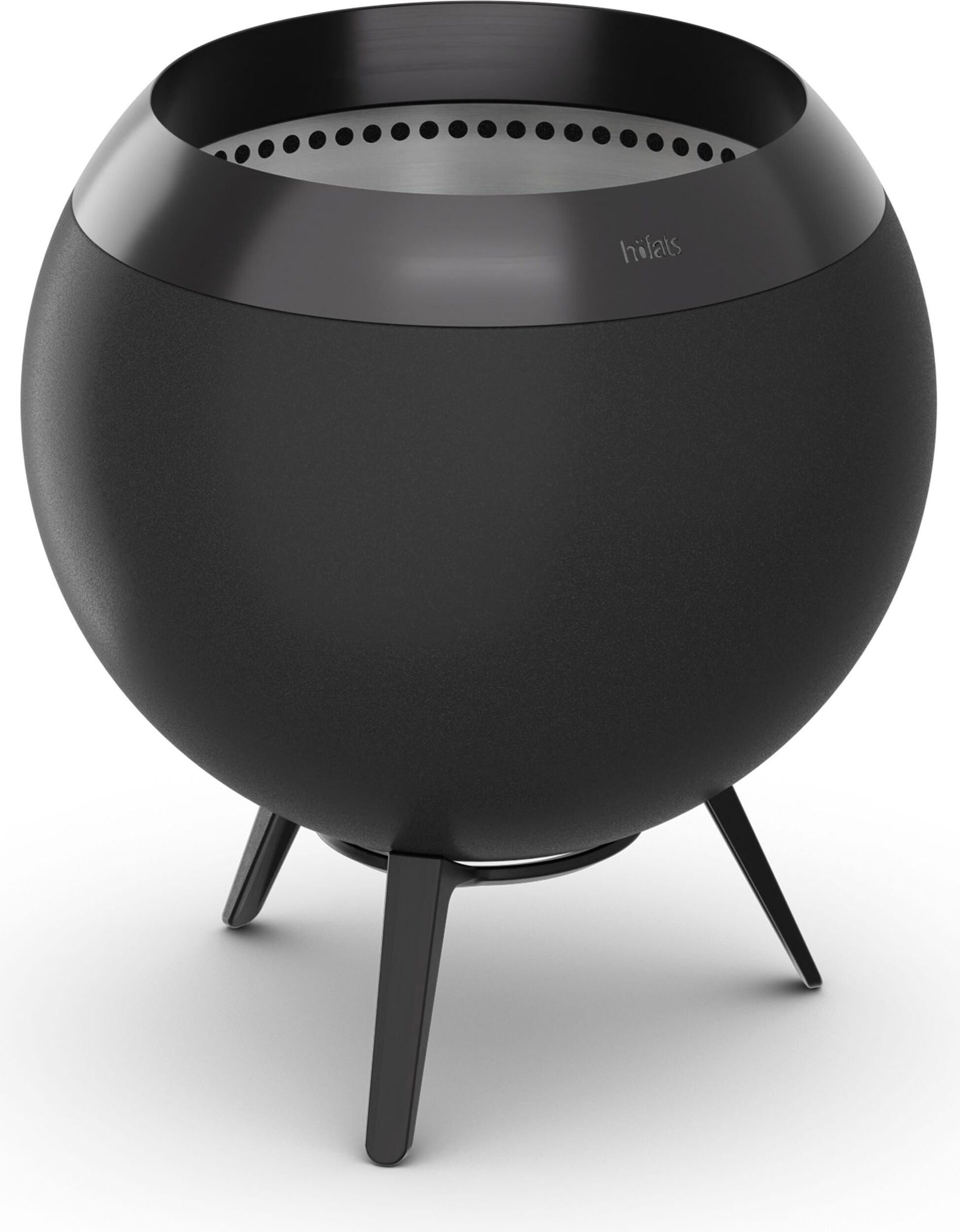 Palenisko Moon niskie 49 cm czarne z podstawą