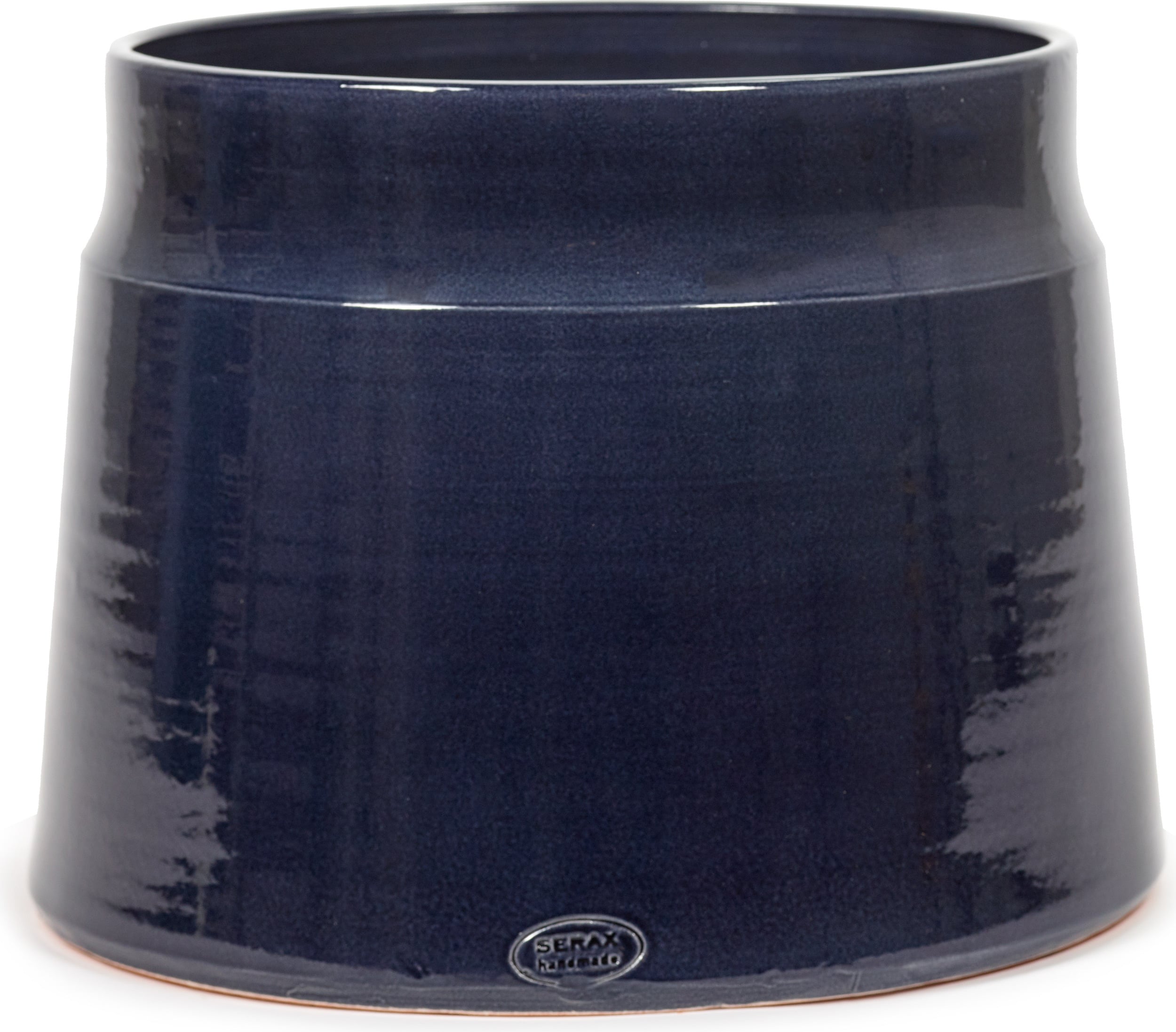 Osłonka na doniczkę Glazed Shades 36 cm granatowa