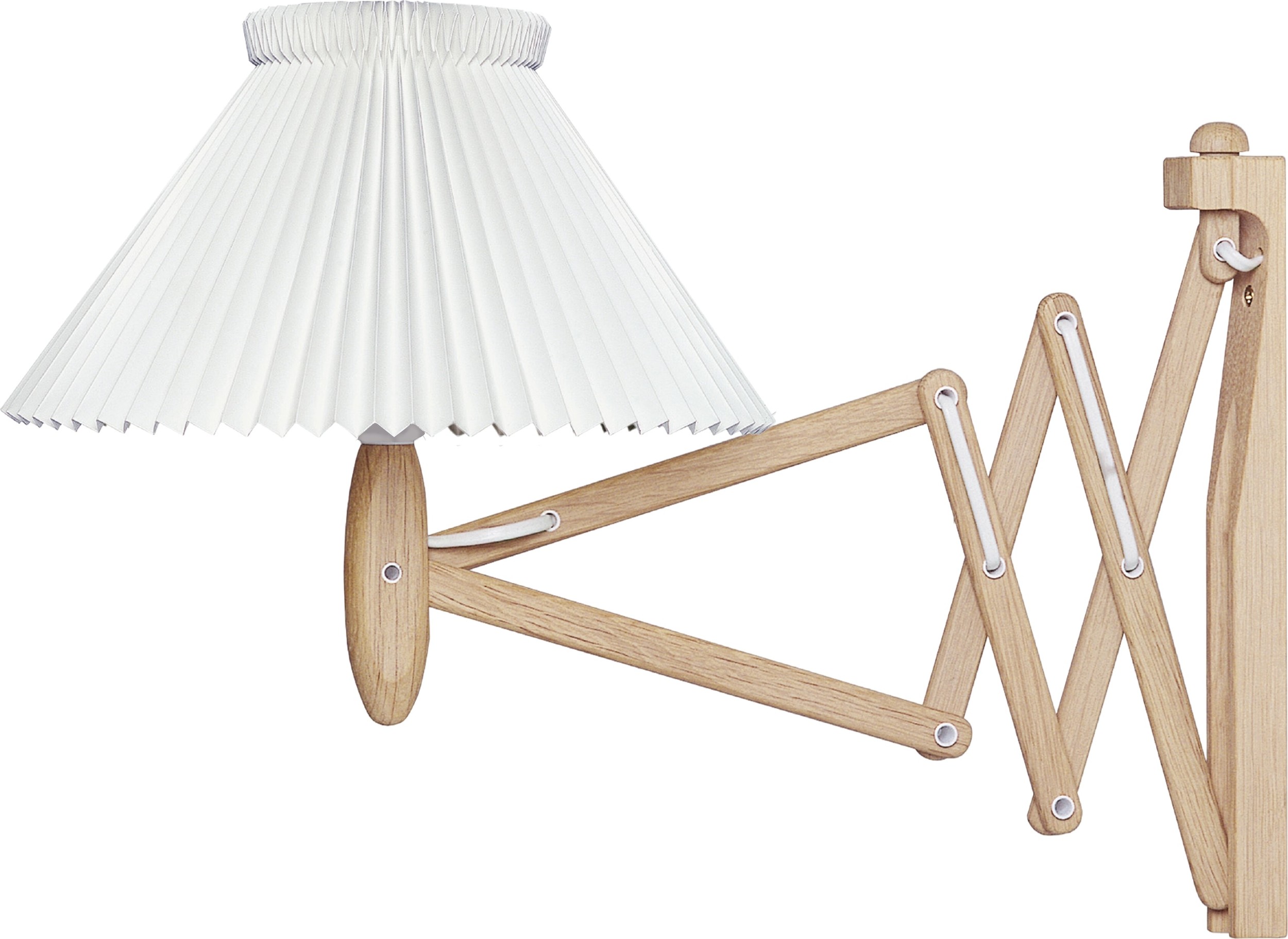 Kinkiet Sax 1-17 jasny dąb z papierowym kloszem