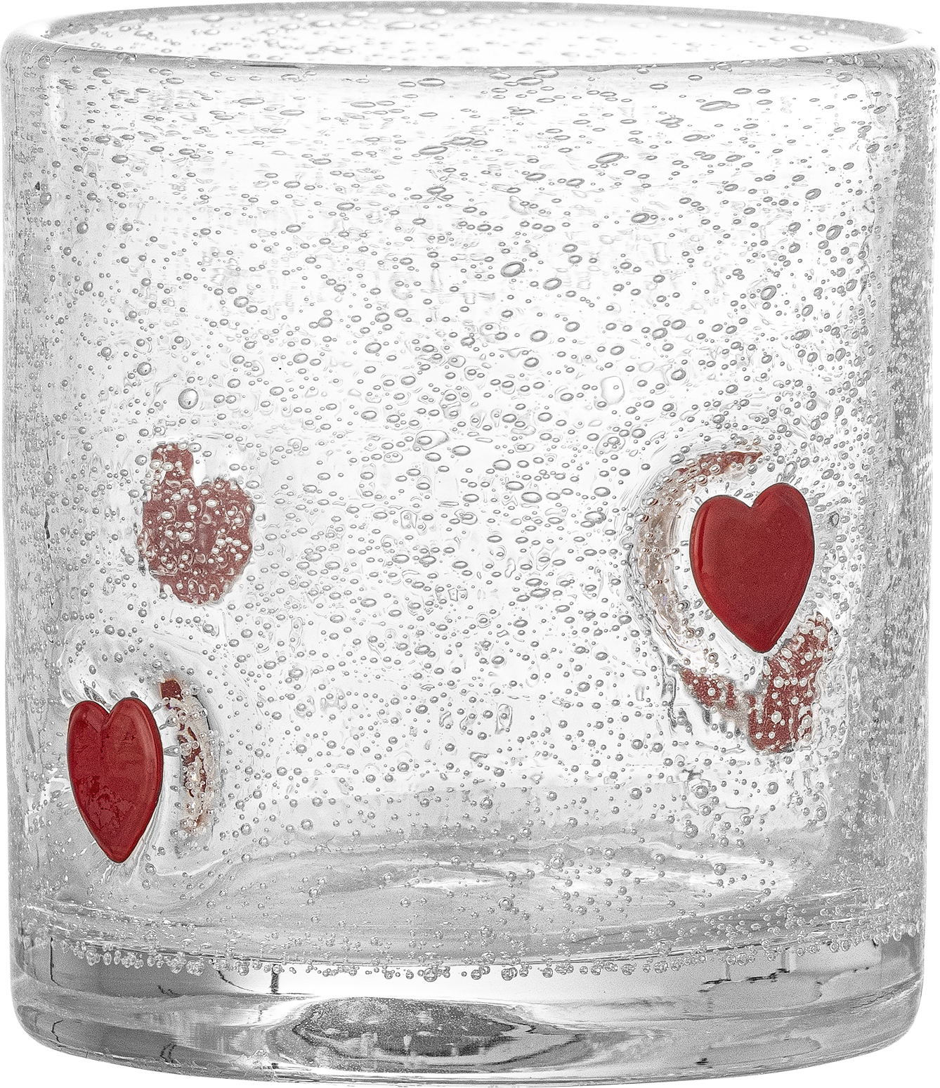 Szklanka świąteczna Debra serca 370 ml