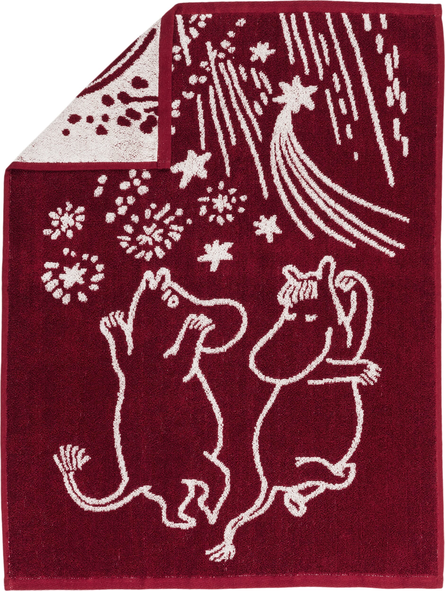 Ręcznik Arabia Finland Muminki Festive Moments 50 x 70 cm biały