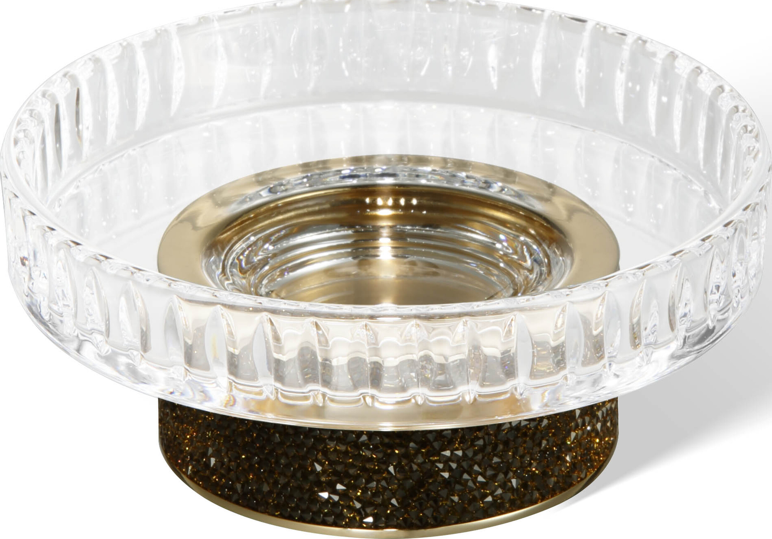 Mydelniczka Rocks karbowana złota