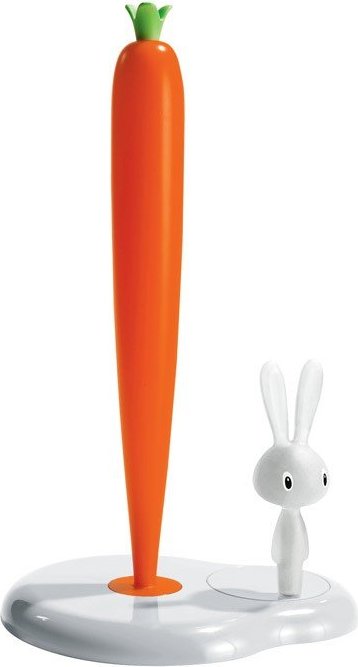 Podajnik na ręczniki papierowe Bunny & Carrot 29 cm biały
