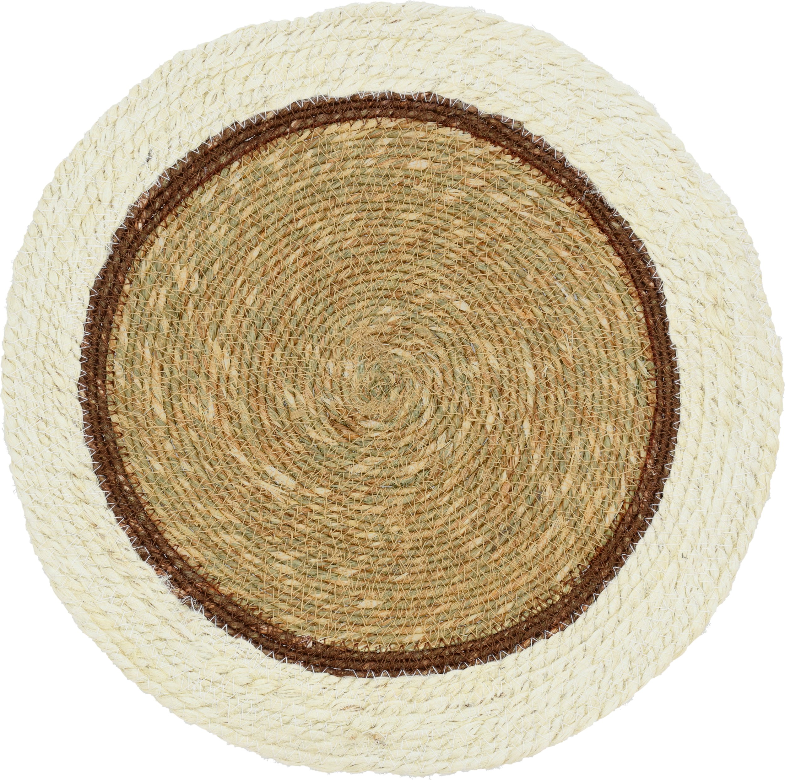 Podkładka pod talerz Sun 35 cm beżowo-brązowa