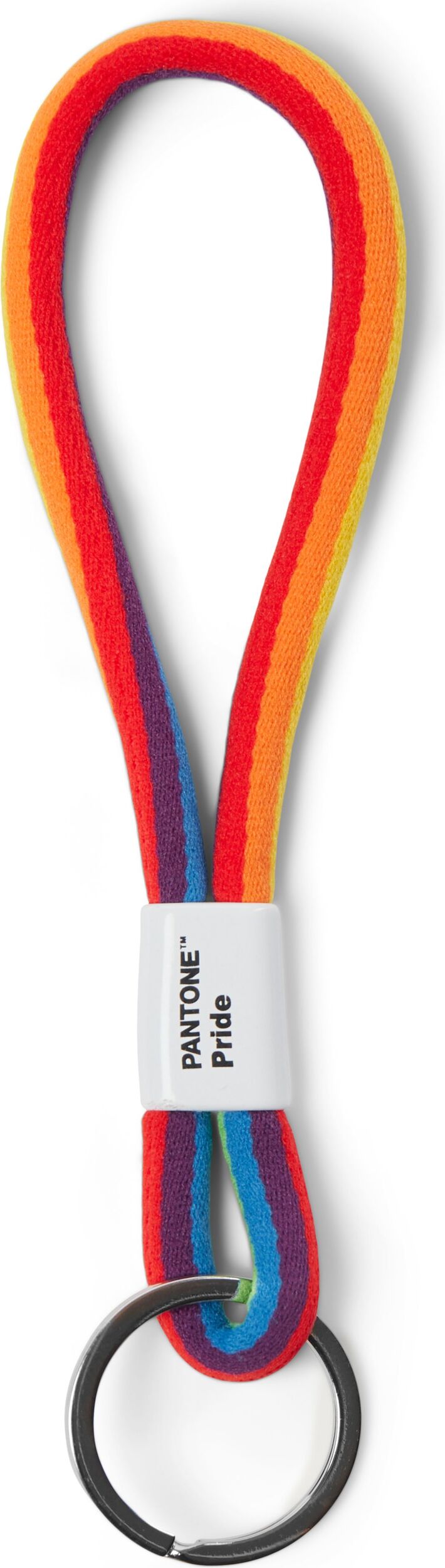 Smycz do kluczy Pantone krótka tęczowa
