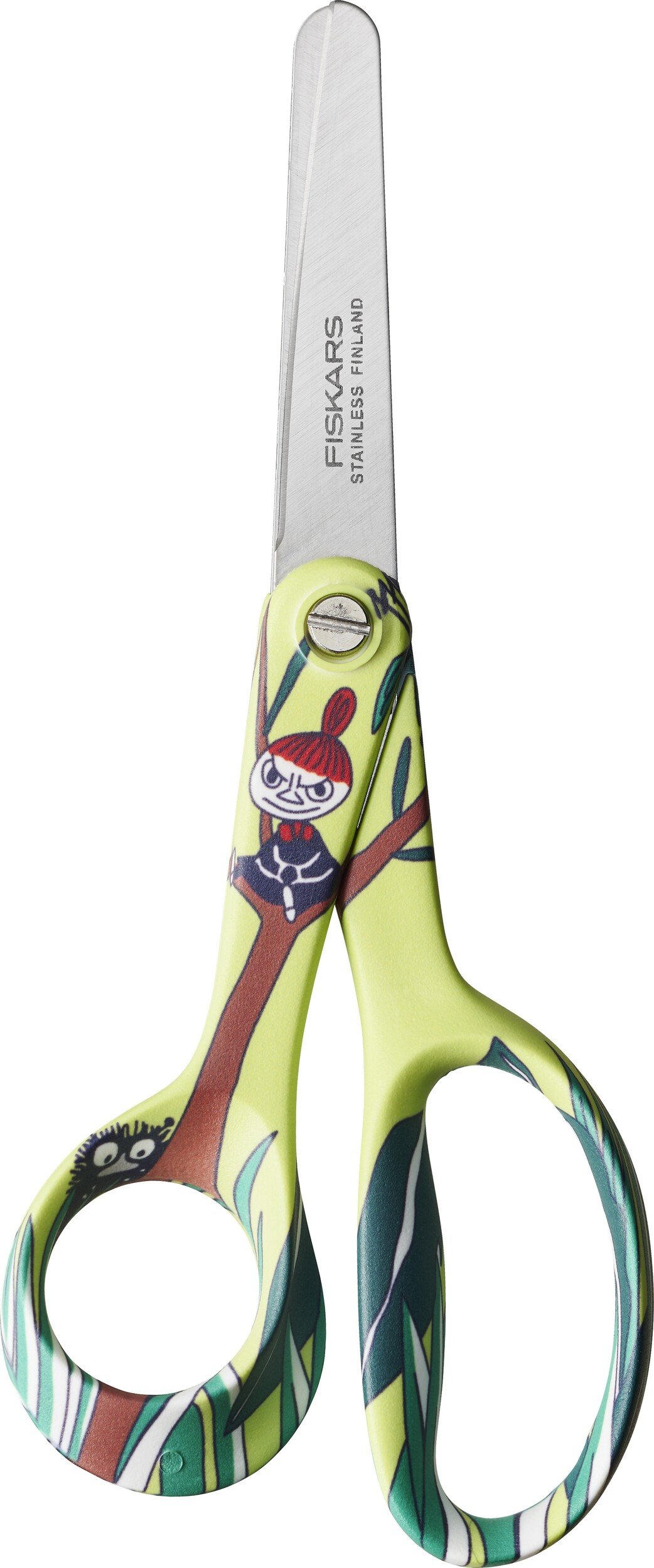 Nożyczki dla dzieci Arabia Finland Muminki Mała Mi i Bobek zielone