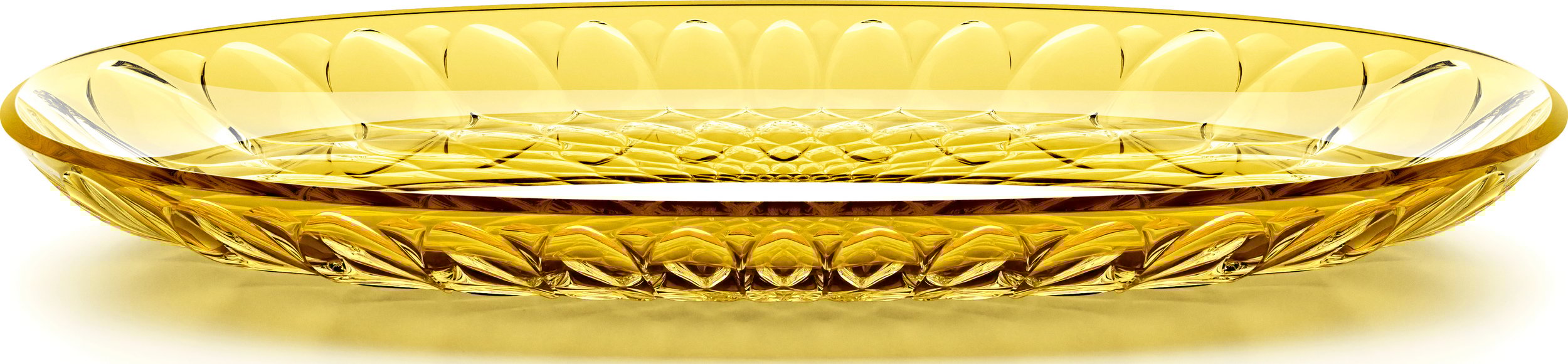 Taca do serwowania Vanity owalna 32 cm żółta