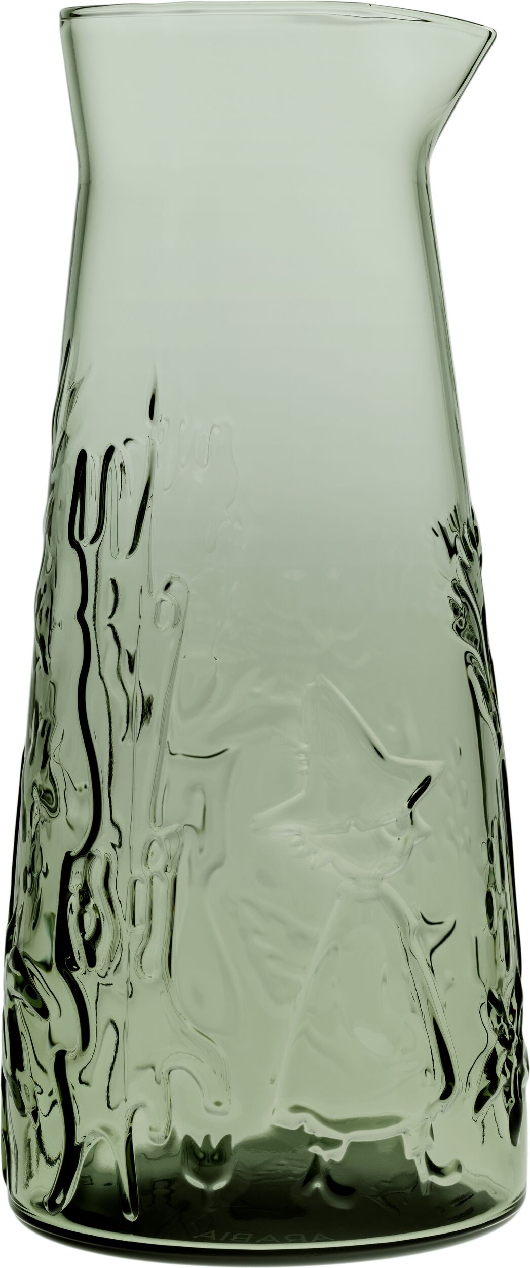 Karafka Arabia Finland Muminki 1 l zielona szklana