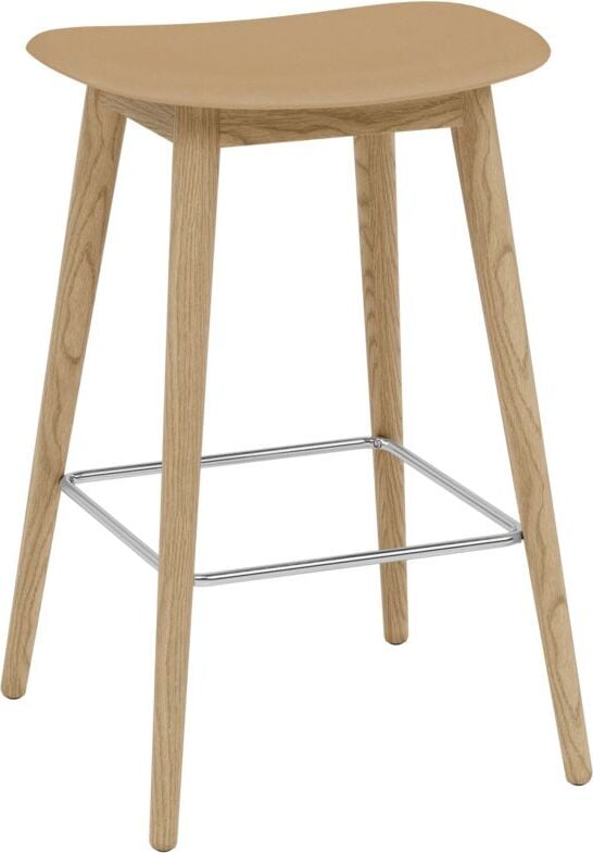 Stołek Fiber 65 cm ochra