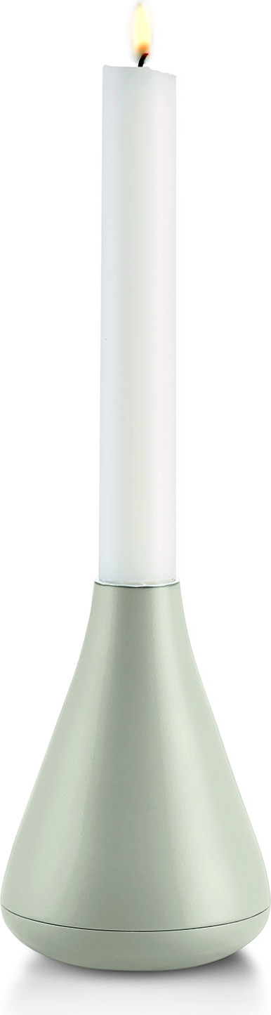 Świecznik Drops szary