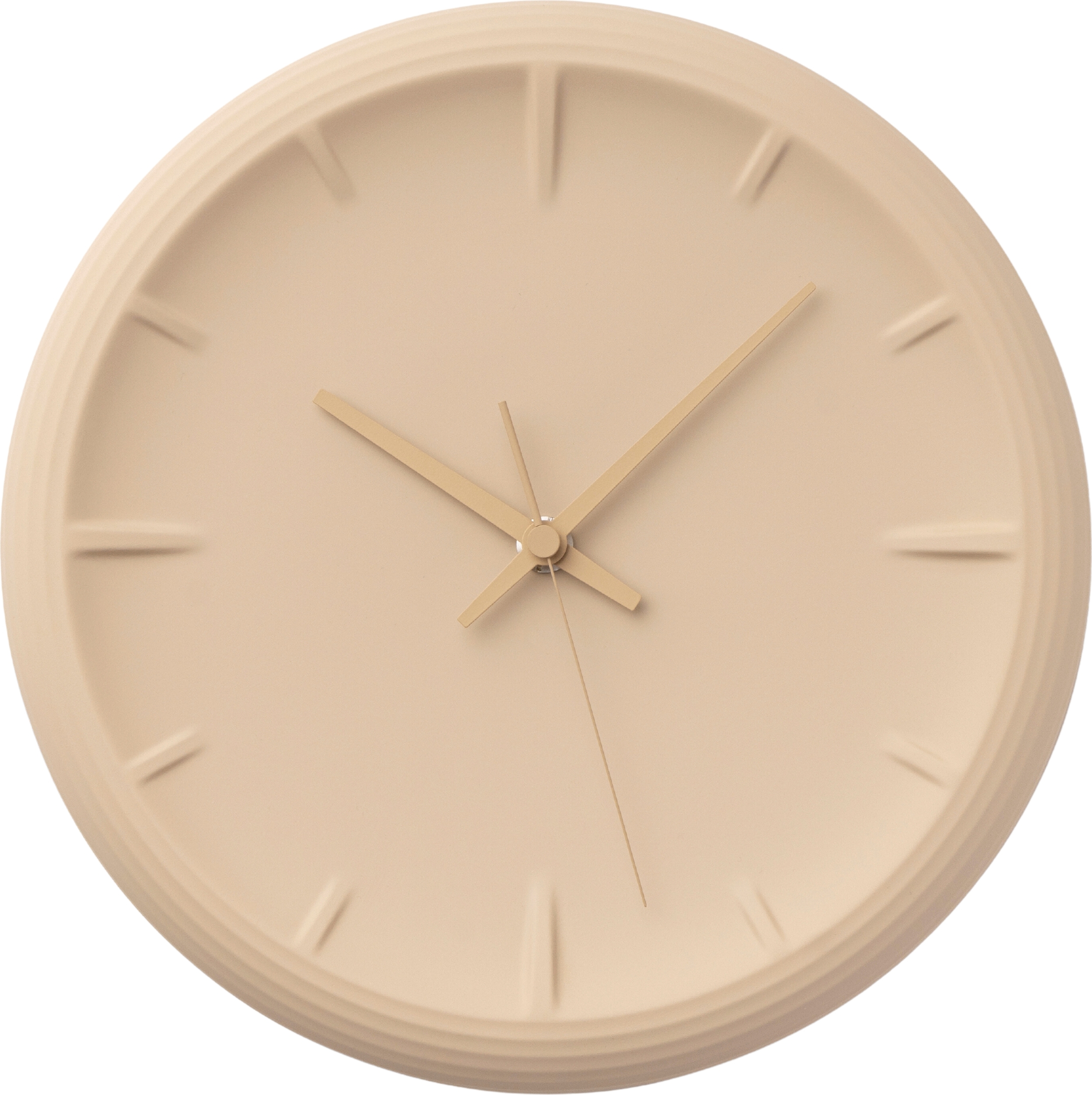 Zegar ścienny Lemnos Relief beżowy