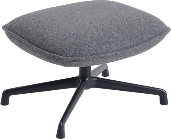 Podnóżek obrotowy Doze szary na czarnych nogach