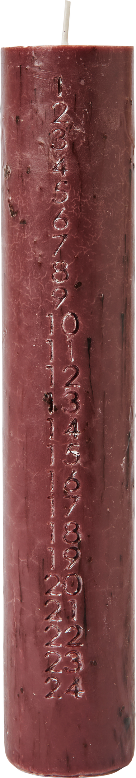 Świeca adwentowa Mura bordowa